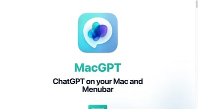 ChatGPT on your Mac and menubar preview